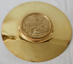 Antique solid silver gilt French Baroque Chalice